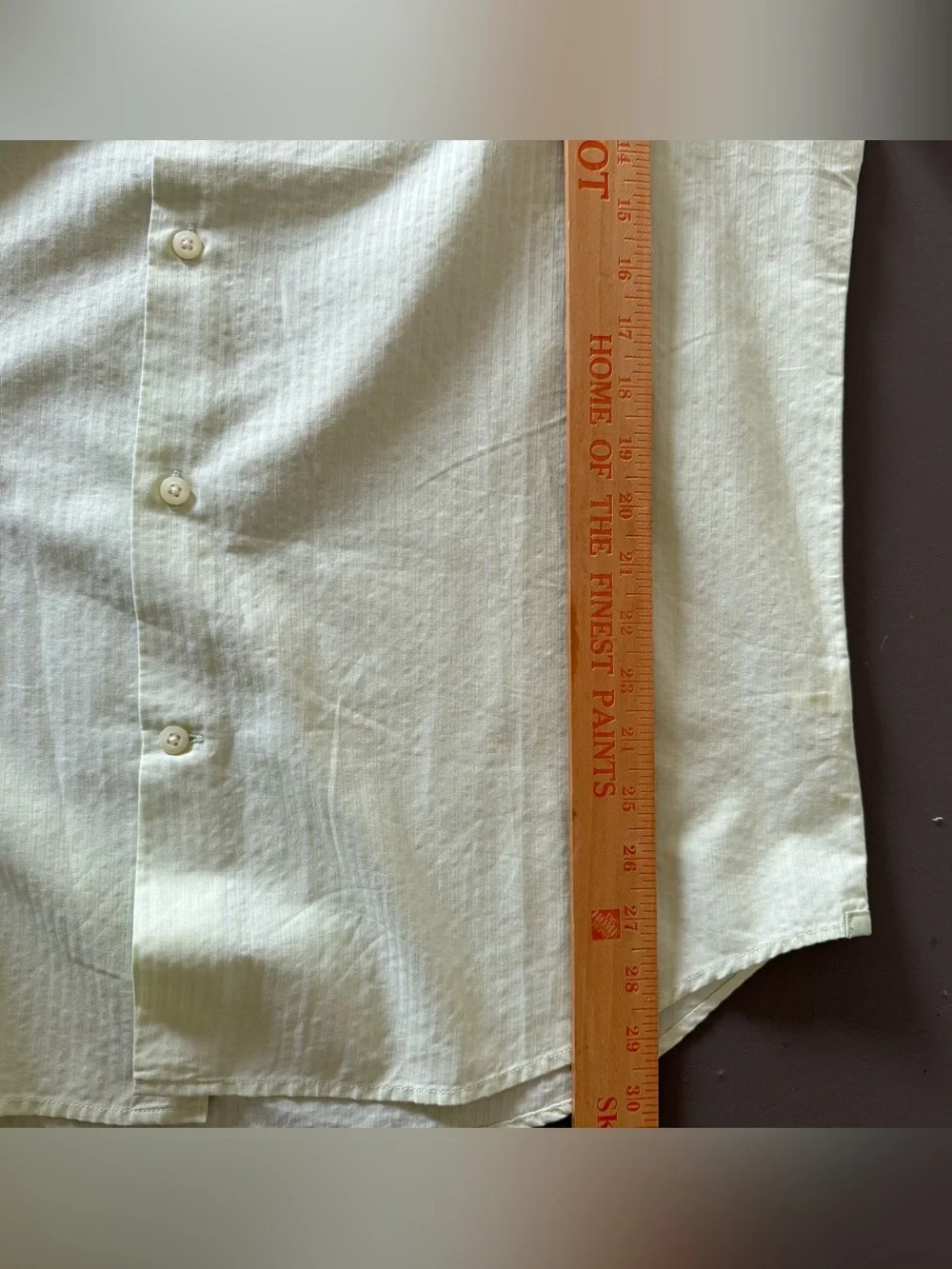 Banana Republic Pale Mint Lime Green Long-Sleeve Dress Shirt size Large